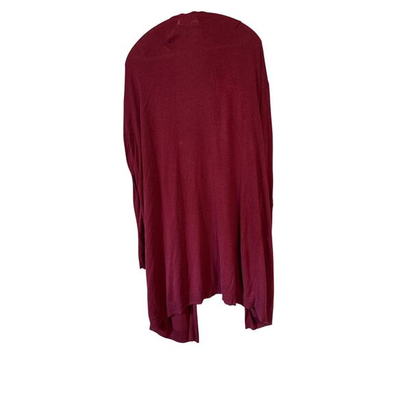 Old Navy Maroon Duster Sweater Sz XL - Picture 4 of 5